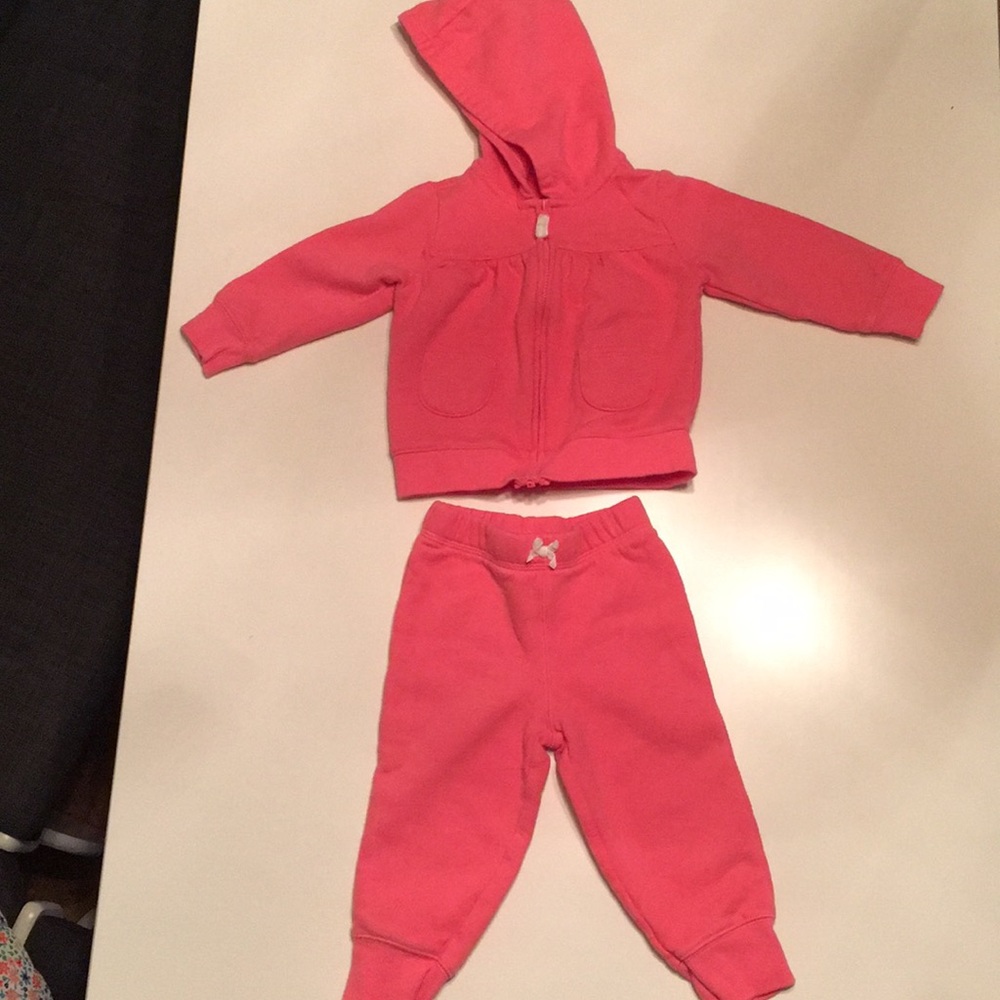 Pink jump suit